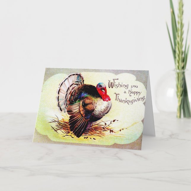 Vintage Thanksgiving Card (Front)