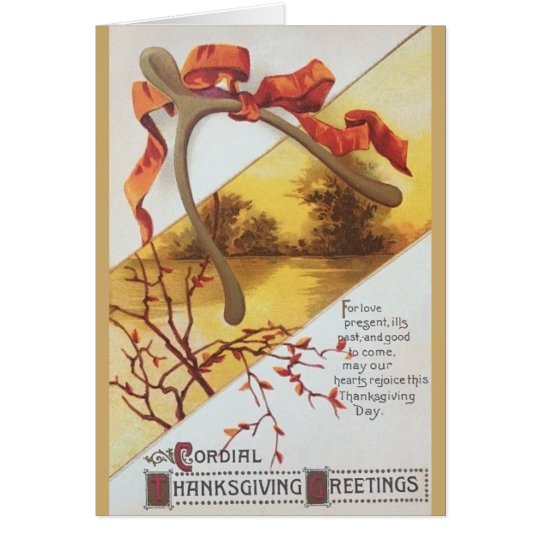 Vintage Thanksgiving Greeting Card