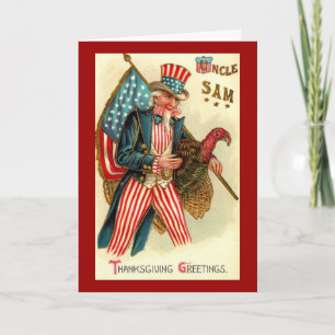 Vintage Thanksgiving Greeting Card