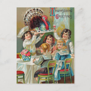 Vintage Thanksgiving Greetings Postcard