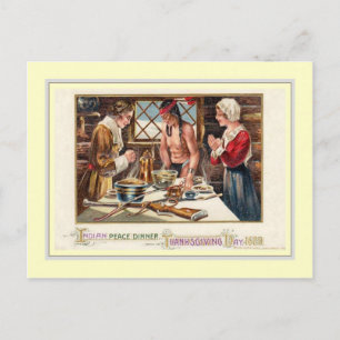 Vintage Thanksgiving Holiday Postcard