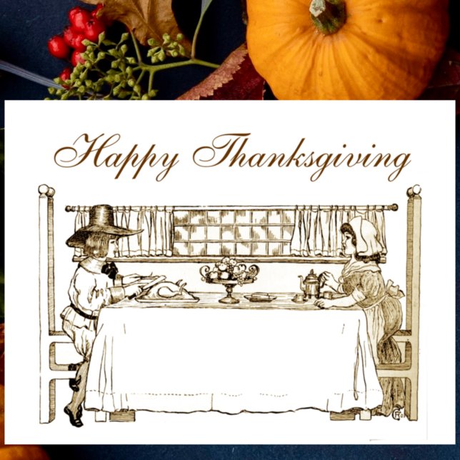 Vintage Thanksgiving Holiday Postcard (Creator Uploaded)