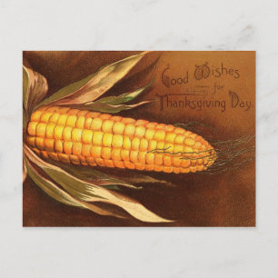 Vintage Thanksgiving Holiday Postcard