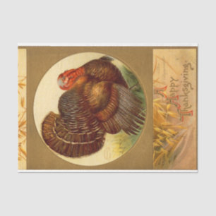 Vintage Thanksgiving Mix Series Design 12 Tissue Paper