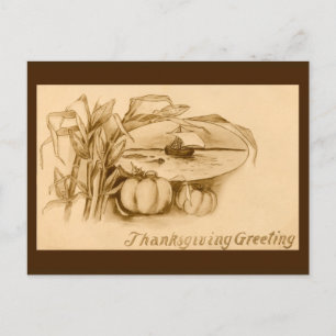 Vintage Thanksgiving Postcard