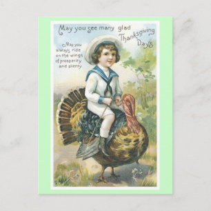 vintage Thanksgiving postcard