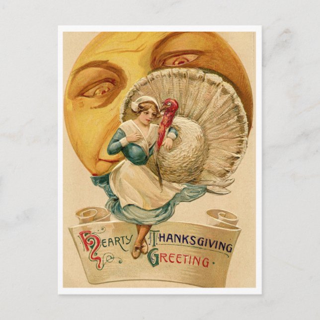 Vintage Thanksgiving Postcard (Front)