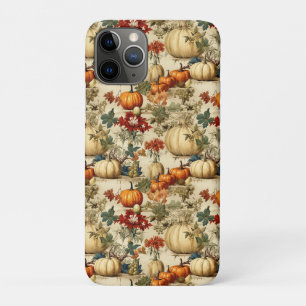 Vintage Thanksgiving Pumpkin Floral Harvest Case-Mate iPhone Case