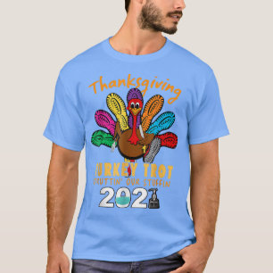 Vintage Thanksgiving Turkey Trot Struttin' Our Stu T-Shirt