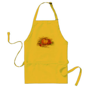 Vintage Thanksgiving-Wishes Apron