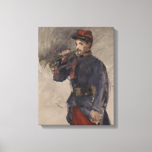 Vintage The Bugler by Edouard Manet Canvas Print