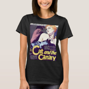 Vintage "The Cat and the Canary" Horror Movie T-Sh T-Shirt