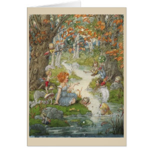 Vintage - The Enchanted Stream,