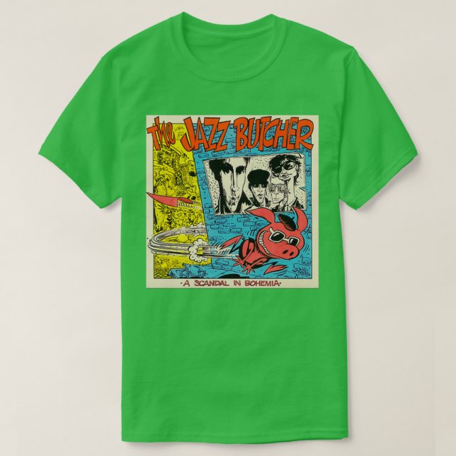 Vintage The Jazz Butcher T-Shirt (Design Front)