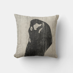 Vintage The Kiss IV by Edvard Munch Art Love Cushion