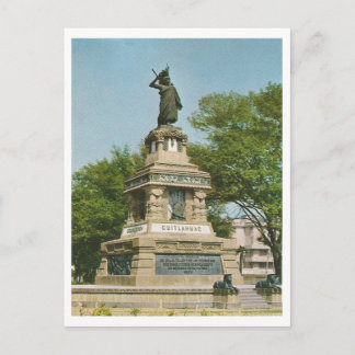 Vintage The Last Aztec Emperor Postcard