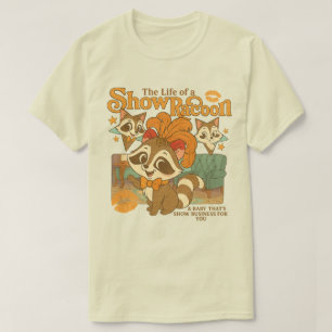 Vintage The Life of A Show Raccoon , Showcat T-Shirt