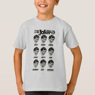 Vintage "The Many Moods of The Joker" Chart T-Shirt