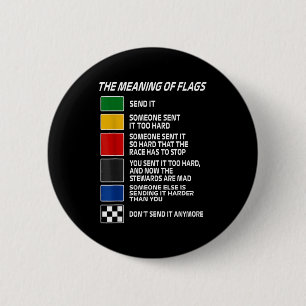 Vintage The Meaning Of Racing Flags Motorsrt Racin 6 Cm Round Badge