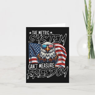 Vintage The Metric System Can't Measure Dom 4th Of Card