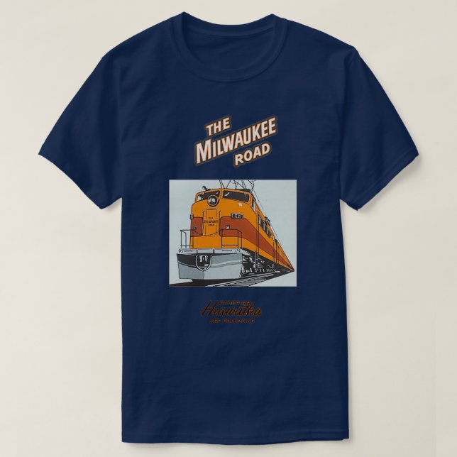 Vintage The Milwaukee Road 1 T-Shirt (Design Front)