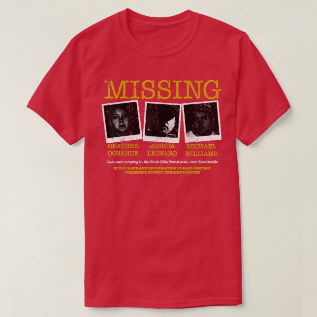 Vintage The Missing Witch  T-Shirt (Design Front)