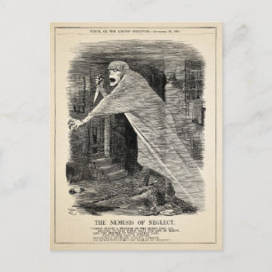 Vintage "The Nemesis of Neglect" Postcard