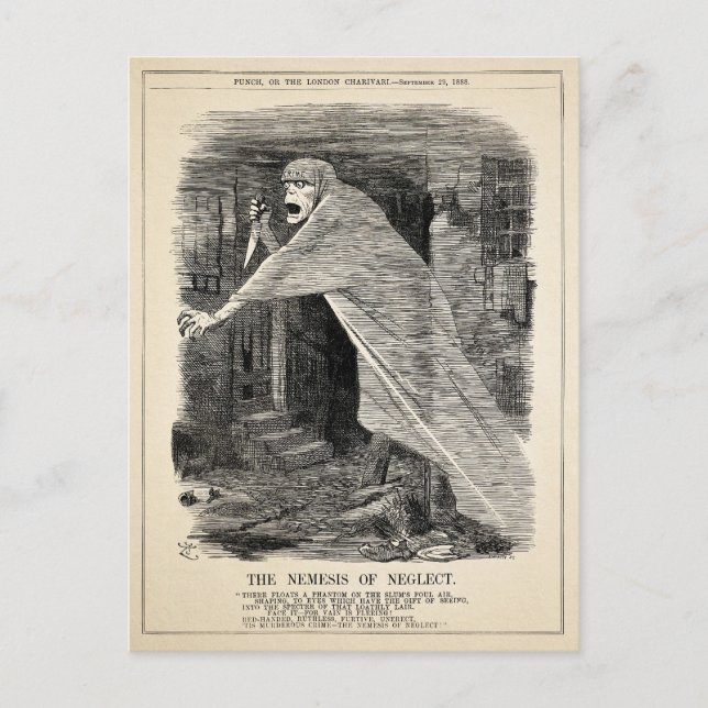 Vintage "The Nemesis of Neglect" Postcard (Front)