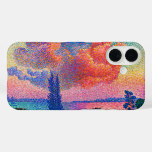 Vintage The Pink Cloud (1896) painting iPhone 16 Case
