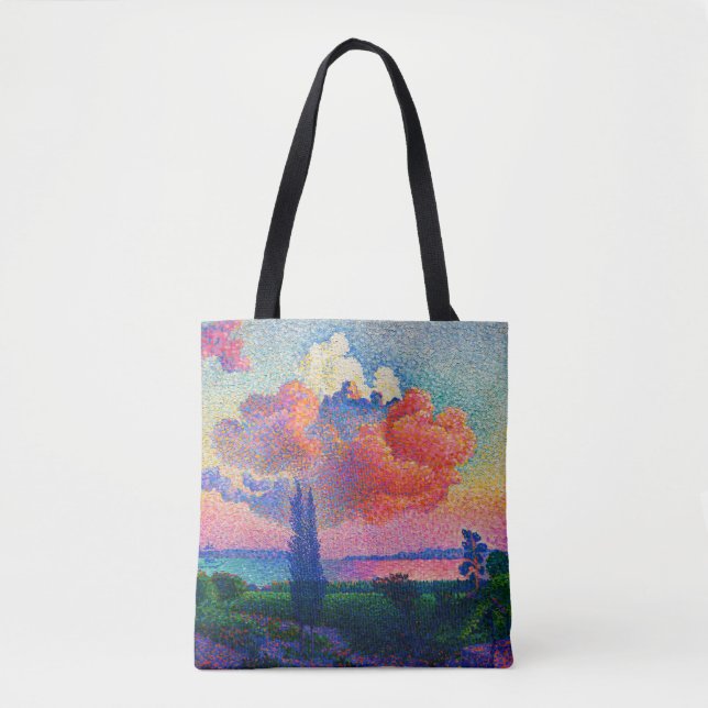 Vintage The Pink Cloud (1896) painting Tote Bag (Front)