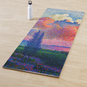 Vintage The Pink Cloud (1896) painting Yoga Mat