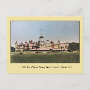 Vintage The Poland Spring House Hotel Postcard