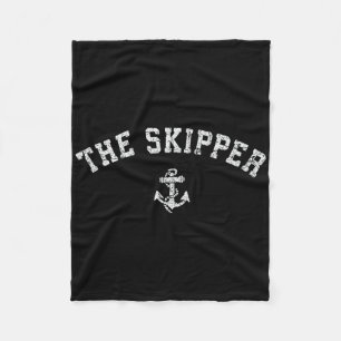 Vintage The Skipper T Shirt Fleece Blanket
