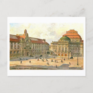 Vintage Theatre and Museum, Chemnitz, Germany Postcard