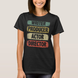 Vintage Theatre For Writer Producer Actor Director T-Shirt