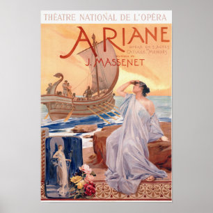 Vintage Theatre/Performance Advertisement  Poster