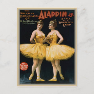 Vintage Theatre Poster Postcard