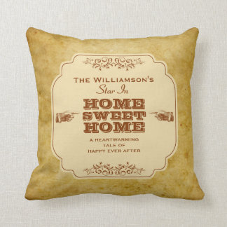 Vintage Theatre Production Family Pillow