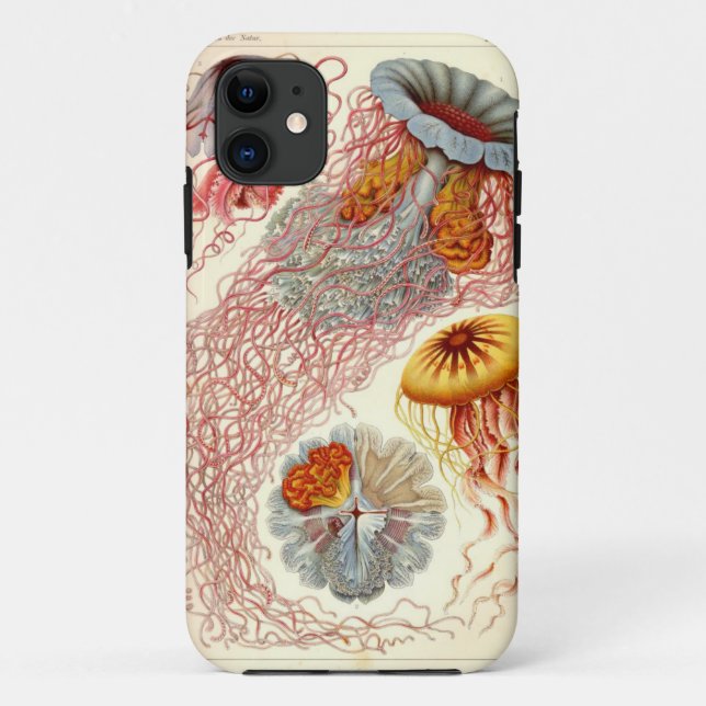 Vintage Themed Jellyfish iPhone 5 Case (Back)