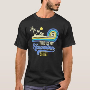 Vintage This Is My Hawaiian Summer Beach Vibes T-Shirt