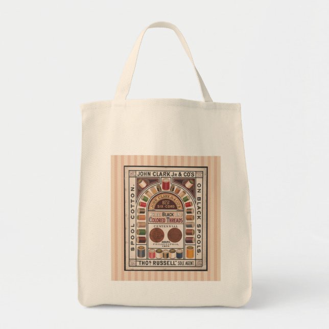 Vintage Thread Company Art Tote Bag (Front)