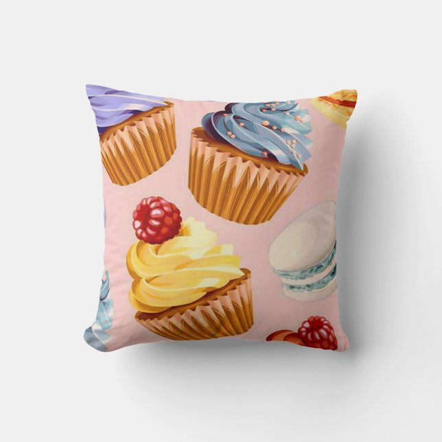 Vintage Throw Pillow (Front)