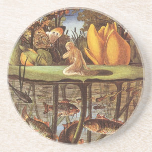 Vintage Thumbelina Fairy Tale, Eleanor Vere Boyle Coaster