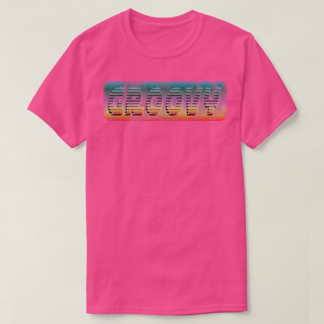 Vintage Tie Dye Style Text T-Shirt (Design Front)