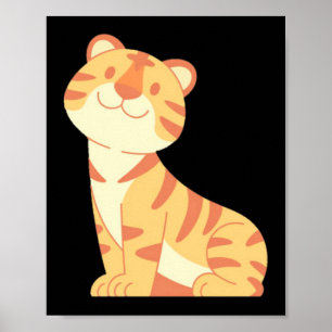 Vintage Tiger Mum Tiger Lovers Mummy Mothers Day Poster