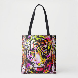 Vintage Tiger Tote Bag - Tiger Big Cats - Wildlife