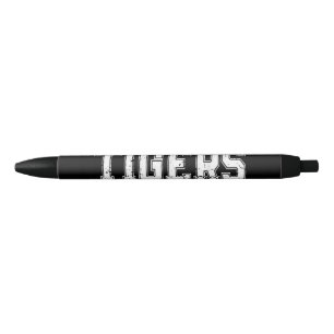 Vintage Tigers School Sports Name Retro Black Ink Pen