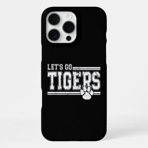 Vintage Tigers School Sports Name Retro iPhone 16 Pro Max Case