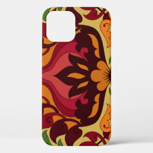 Vintage tile, Art Nouveau decor. iPhone 12 Case