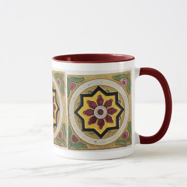 Vintage Tile Mug (Right)
